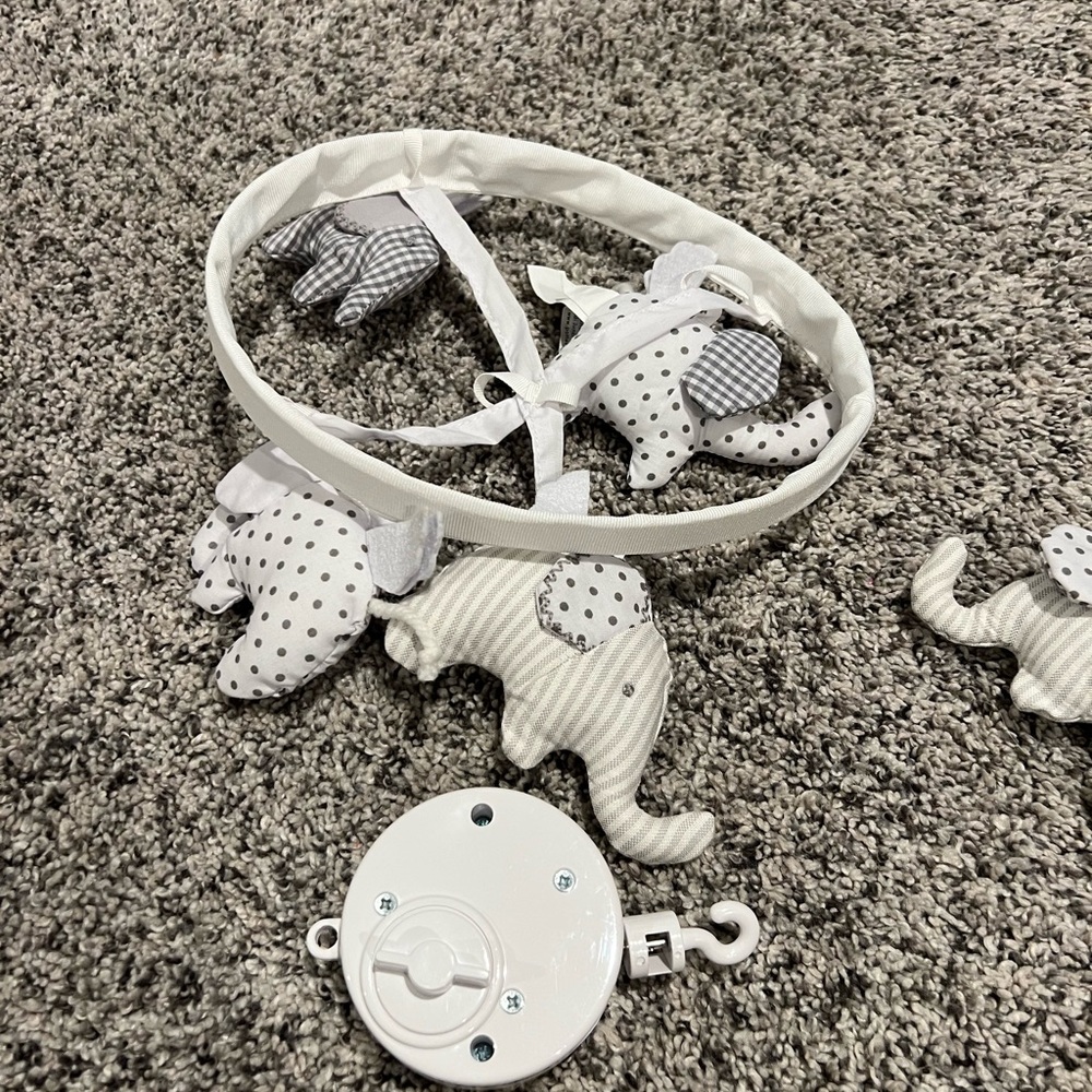 Pottery barn elephant mobile